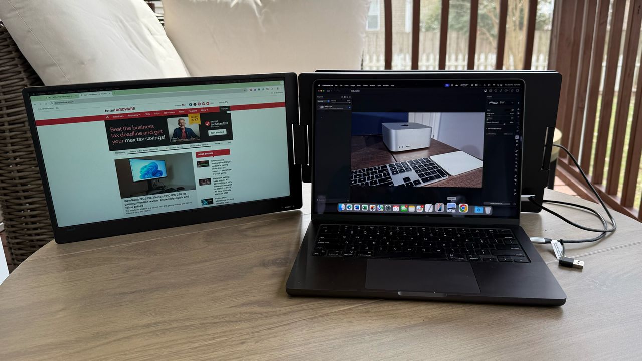 KYY X90D Triple Portable Monitor
