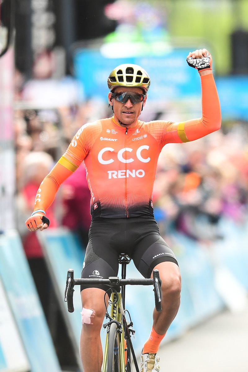 Greg Van Avermaet (CCC) wins the final stage of the Tour de Yorkshire.