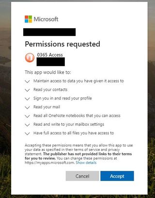 Phishing Prompt Microsoft