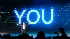 Pat Gelsinger onstage at VMworld 2019