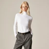 J.Crew Feather jersey turtleneck
