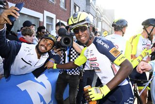 Gent Wevelgem 2022 84th Edition Ypres Wevelgem 2488 km 27032022 Biniam Girmay ERI Intermarch Wanty Gobert Matriaux photo Vincent KalutPNSprintCyclingAgency2022