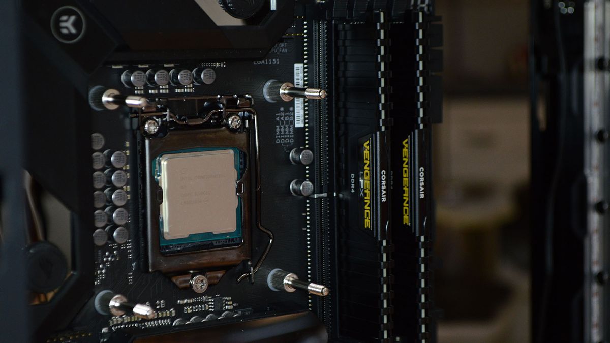 EKWB CPU block mounting