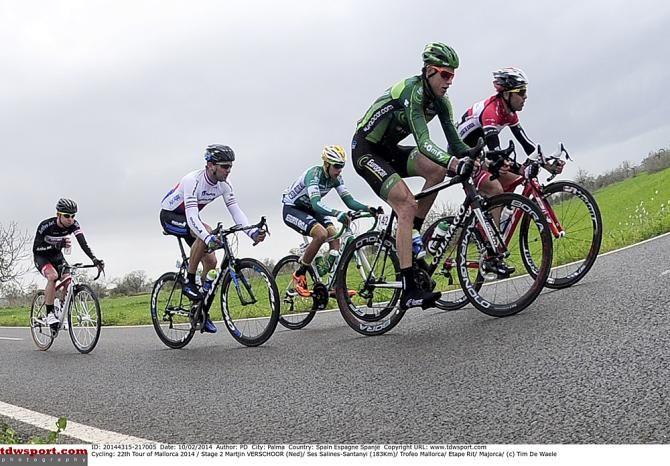 The breakaway in the Trofeo Ses Salines