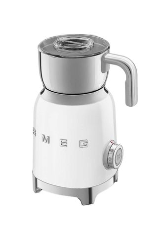 Smeg MFF01 Logo Stainless Steel Milk Frother - cooking gifts