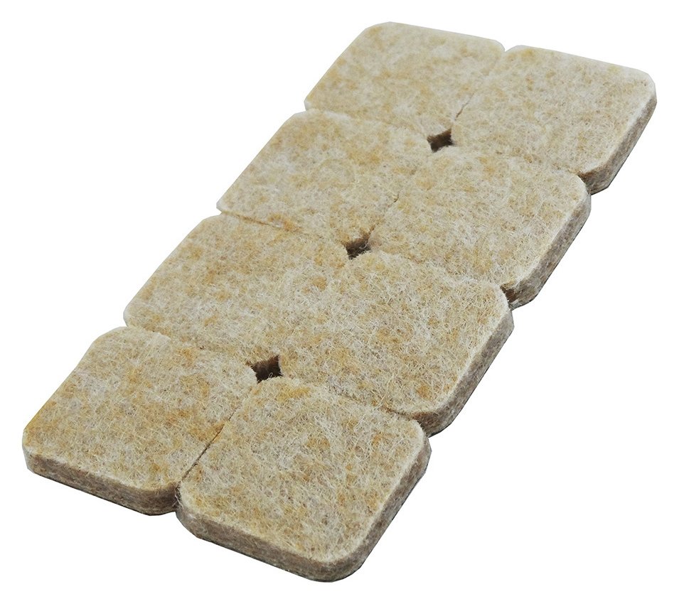 Argos Home Felt Gard 25mm Square Pads - 16 Pack&amp;nbsp;