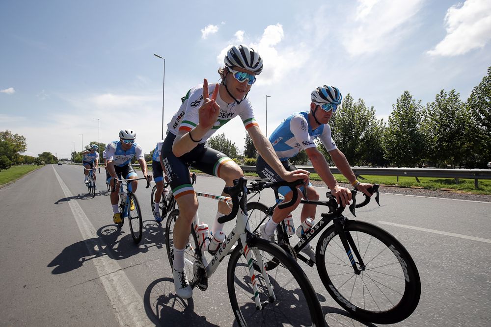 Connor Dunne is feeling peaceful while training with Israel Cycling Academy in San Juan