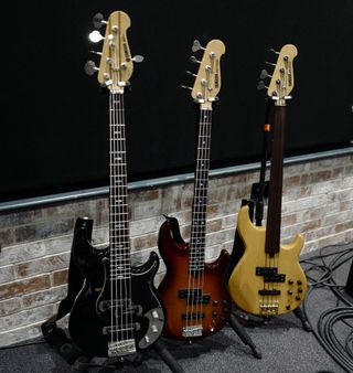 Jonathan Noyce's bass guitars