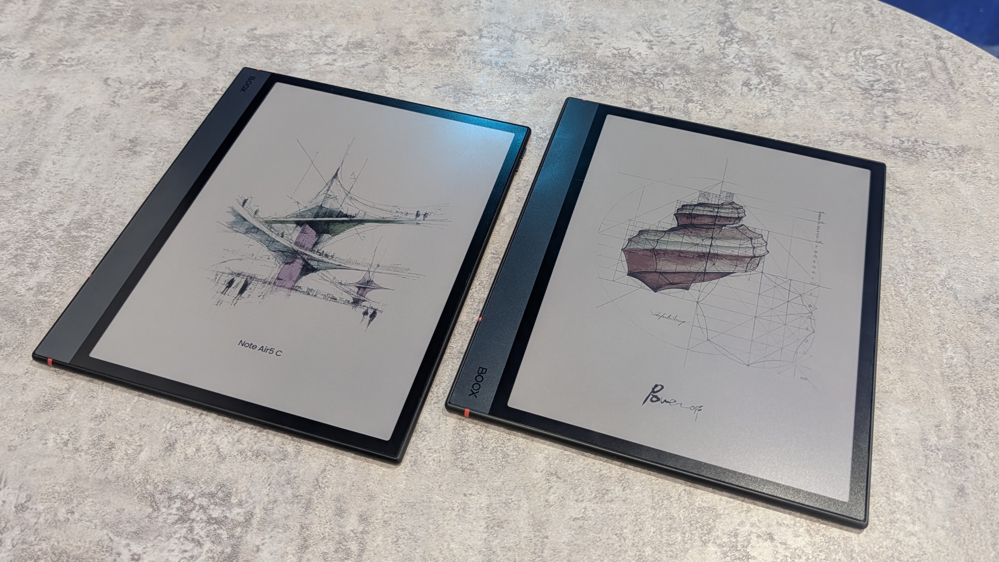 Onyx Boox Note Air 5 C and Onyx Boox Note Air 4 C