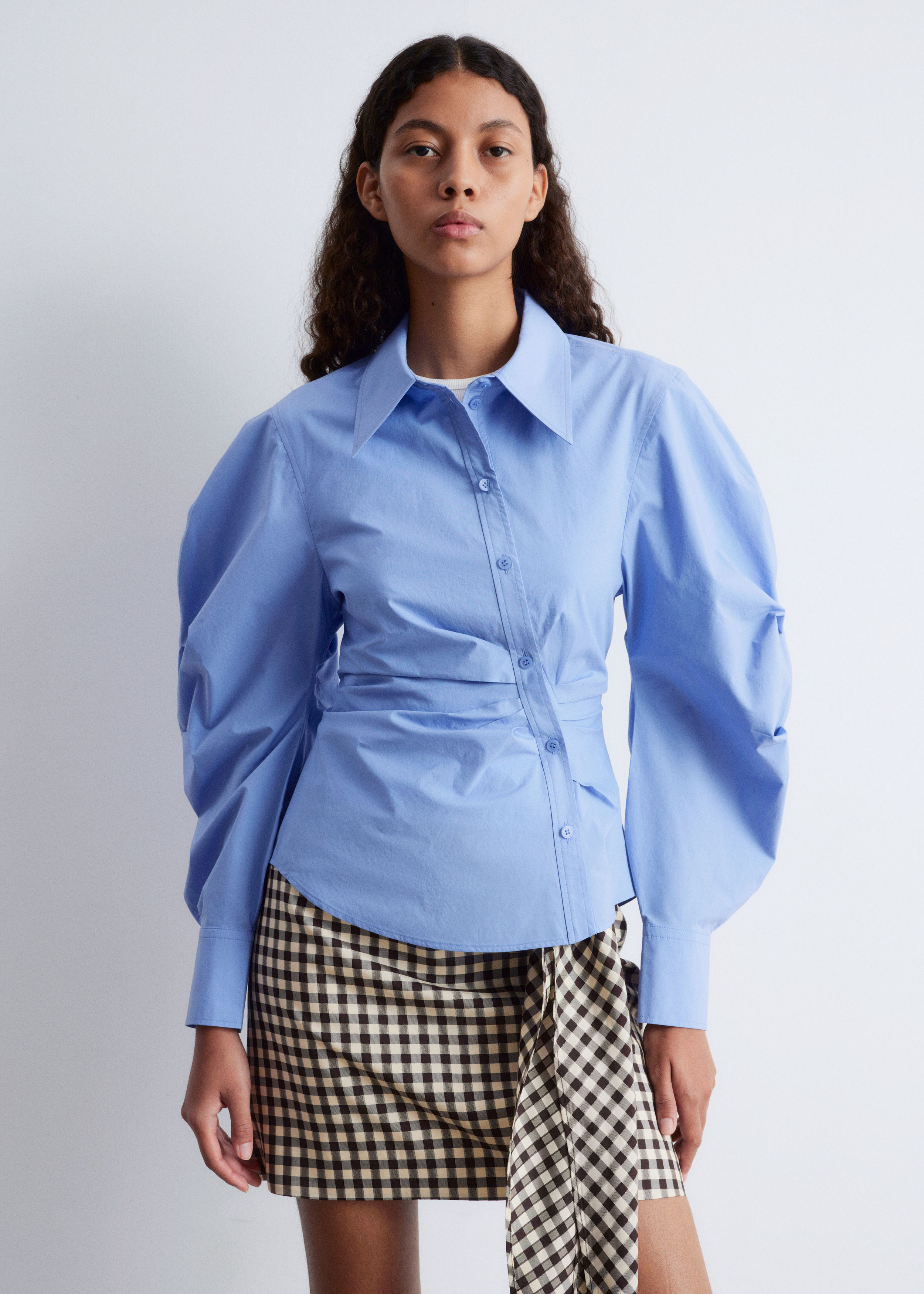 Asymmetrical Cotton Shirt