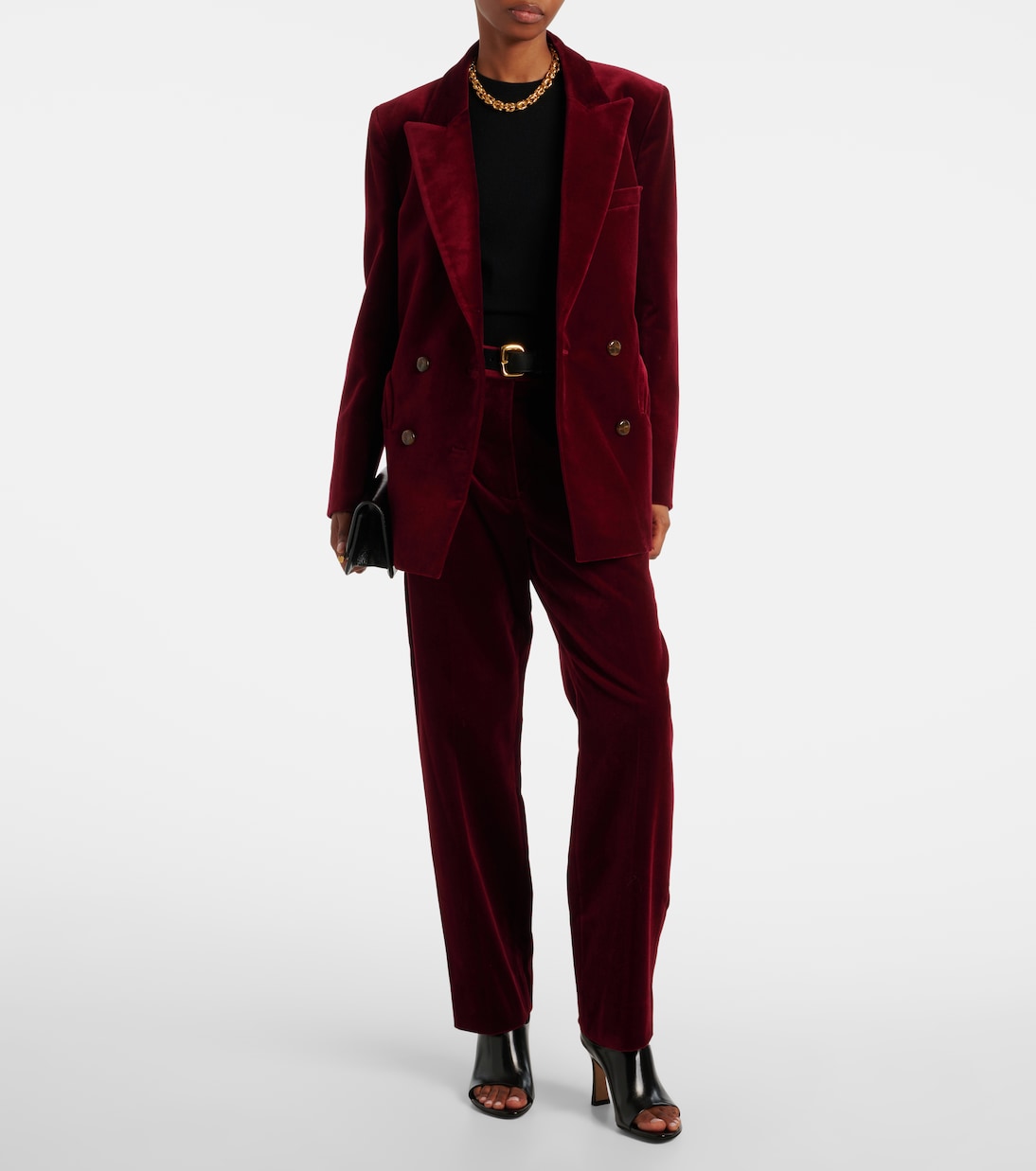 Nana Cotton Velvet Straight Pants