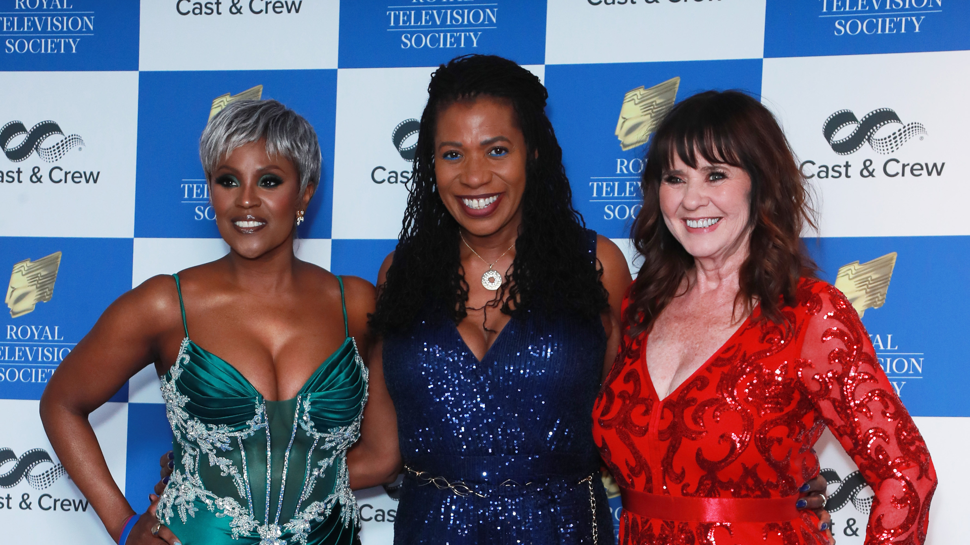 Loose Women's K&amp;eacute;ll&amp;eacute; Bryan, Brenda Edwards and Coleen Nolan at the Royal Television Society Awards