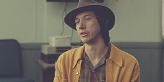 Adam Driver doing his best hipster impression in While We're Young