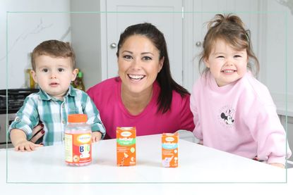 Sam Quek and her kids Molly and Zac