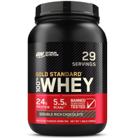 Optimum Nutrition gold standard whey protein powder 2lb:was $41.99, now $27.99 for Prime Members