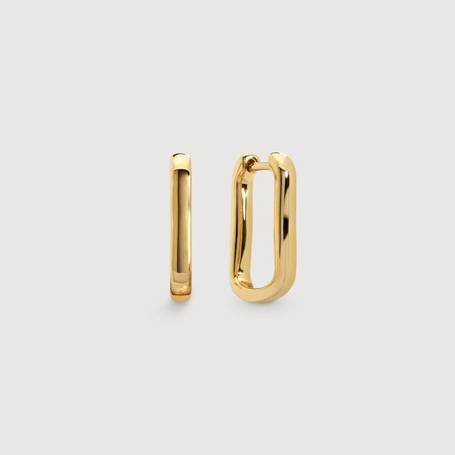 Gold Vermeil Alta Mini Huggie Earrings