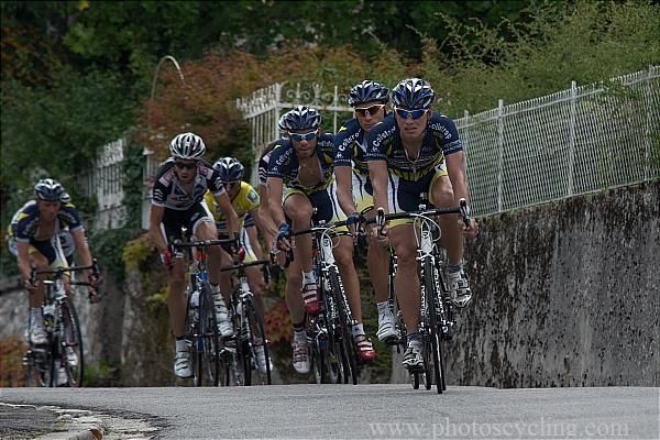 Vacansoleil-DCM defend the leader's jersey held by Bjorn Leukemans.
