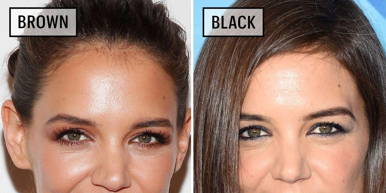 Celebrities Wearing Black Versus Brown Eyeliner - Why You Should Wear ...