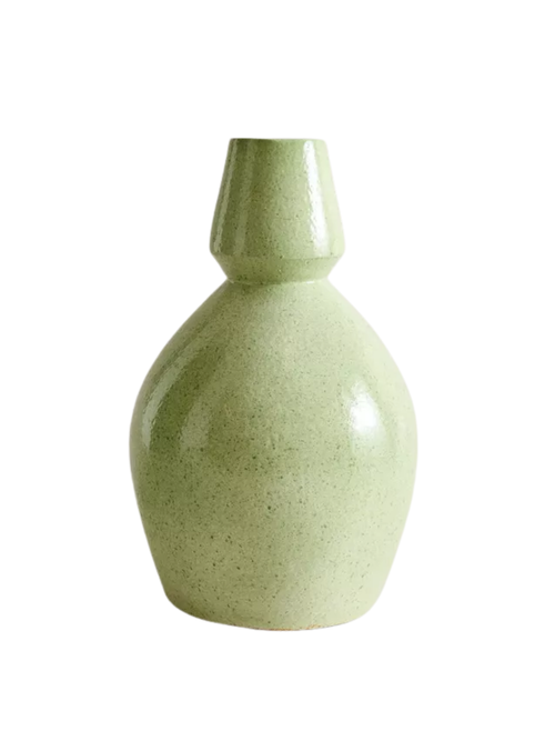 Enamelled Terracotta Vase
