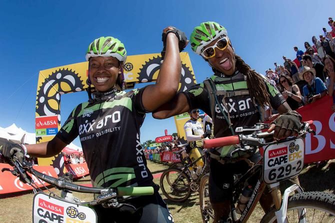 History is made as Rozalia Kubwana and Alisha Myers finish the final stage
