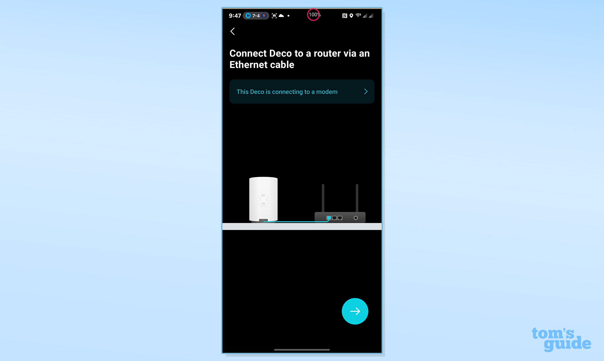 TP-Link Deco BE65-Outdoor app screenshot