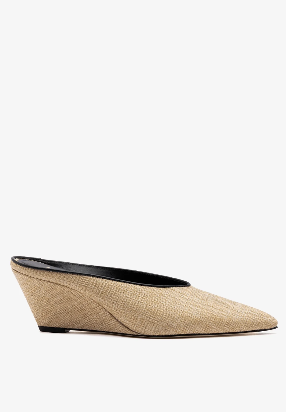 Larroud&amp;eacute;, Loulou Mule Beige Raffia