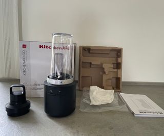 KitchenAid Cordless Blender unboxed on the countertop