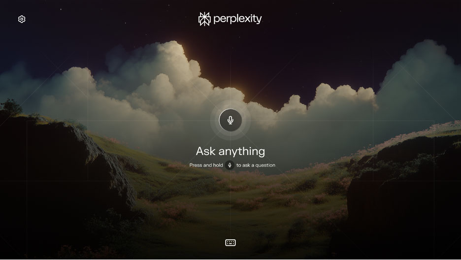 Perplexity app on Samsung TVs