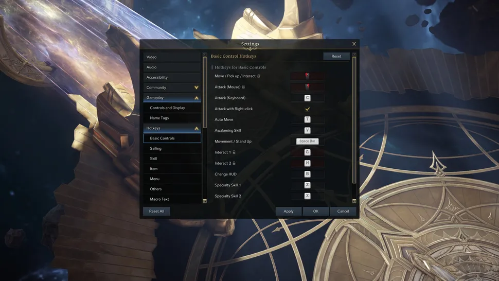 Lost Ark mouse controls