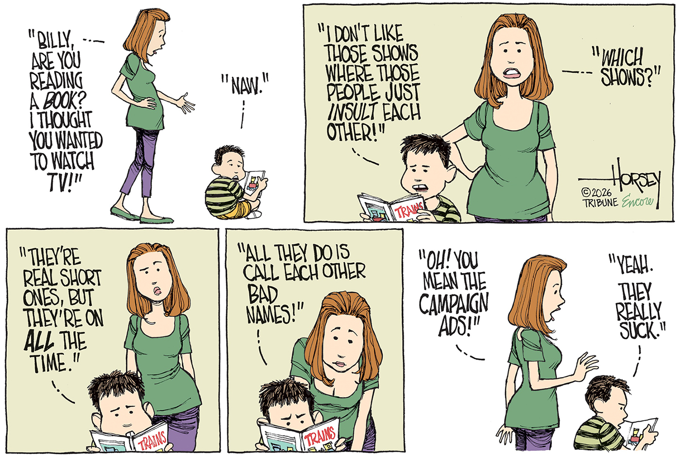 Political cartoon
