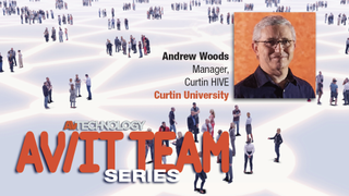 Associate professor Andrew Woods, manager of the Curtin HIVE