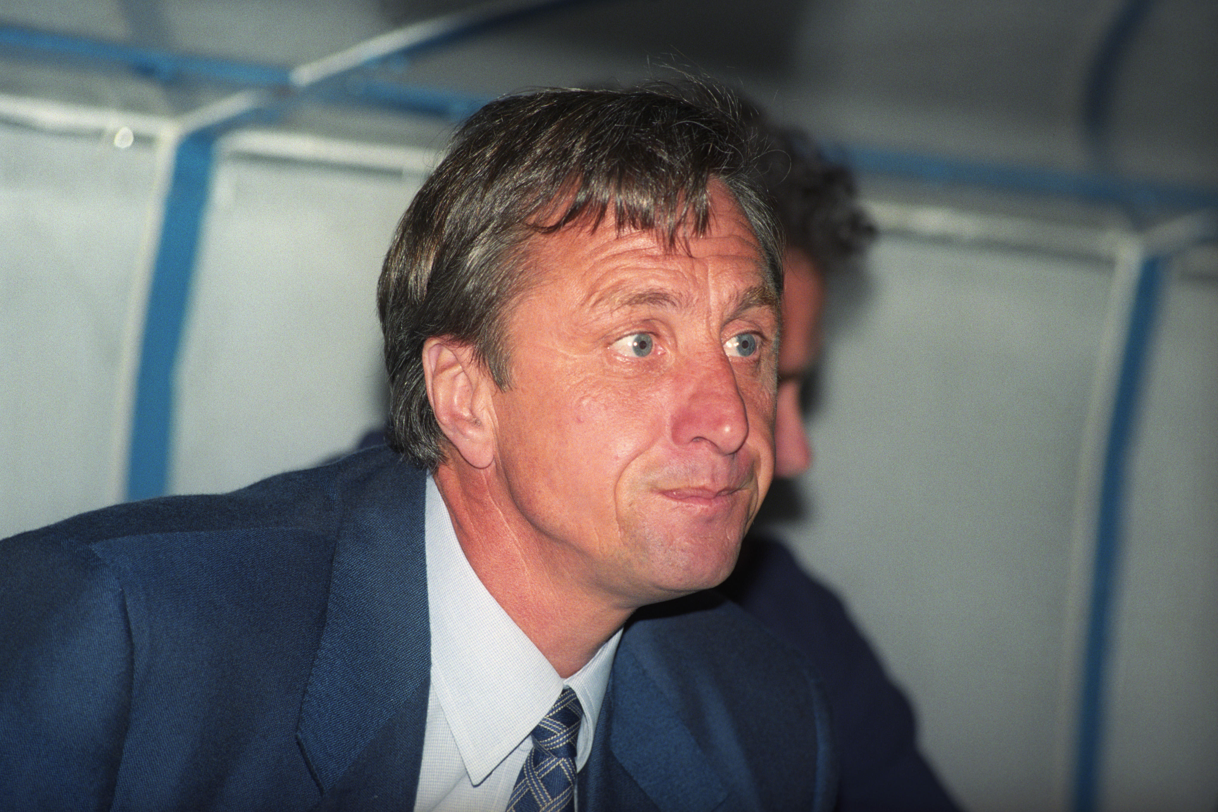 Johan Cruyff managing Barcelona, 1994