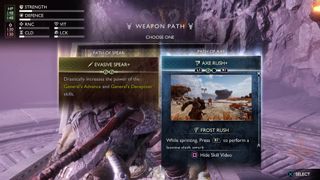 God of War Ragnarok Valhalla mode weapon glyph upgrade choices