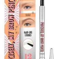 Precisely, My Brow Pencil, Benefit, £22.50 The Precisely, My Brown Pencil is ultra-fine to help you draw incredible hair-like strokes for truly natural looking brows. With just a few strokes of the blendable colour, you'll be out to impress with your defined and filled eyebrows.