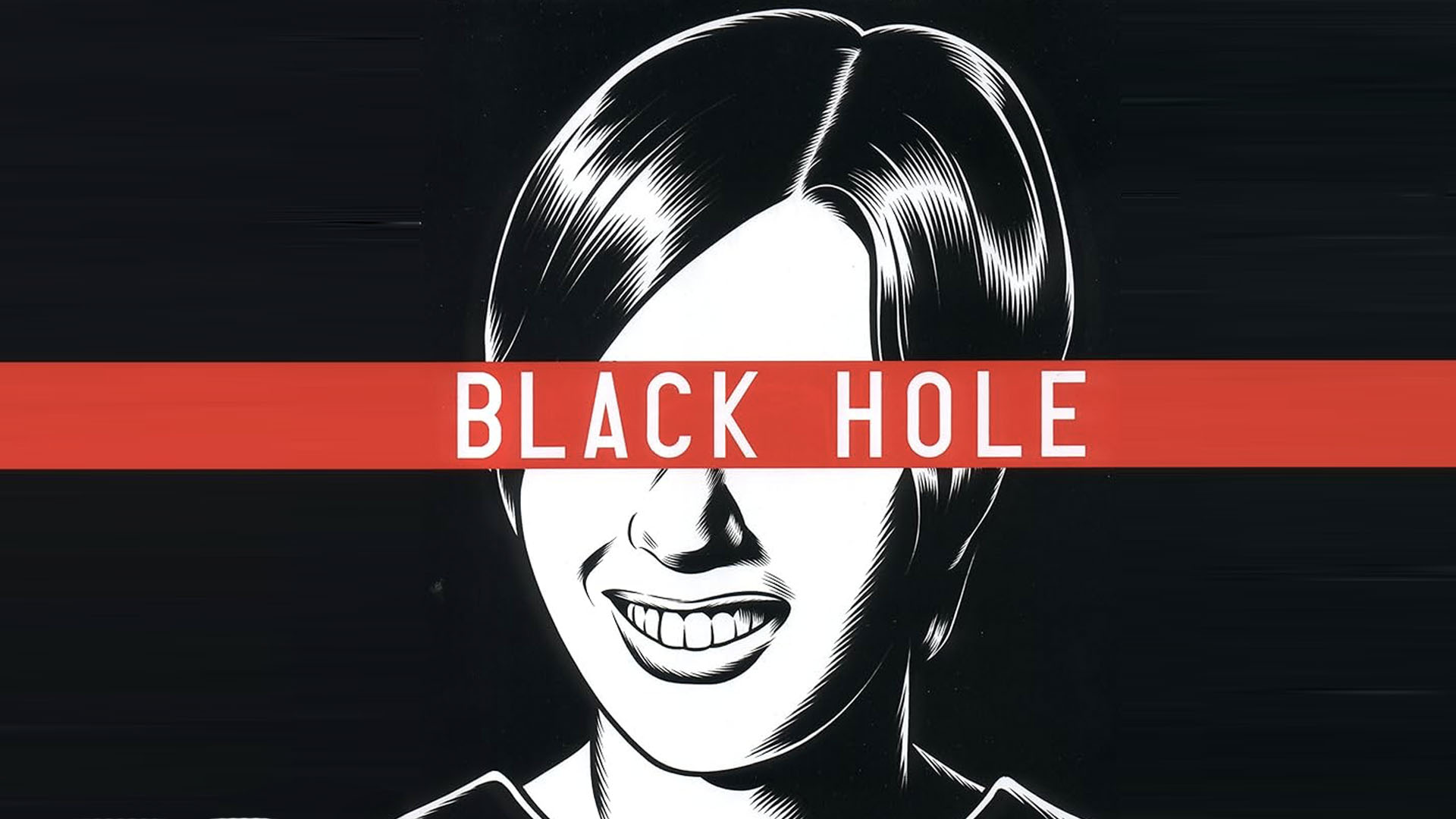 Black Hole graphic novel cover.