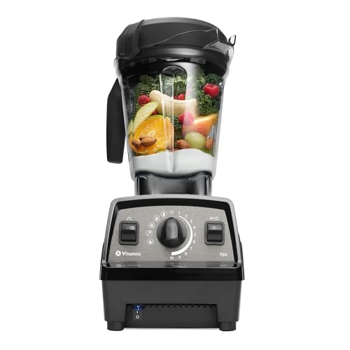 Vitamix Propel Series 750 Professional-Grade Blender With Four Blending Programs for Smoothies, Soups and More, Self-Cleaning, Stainless-Steel Blades, 64 Oz Container, Black