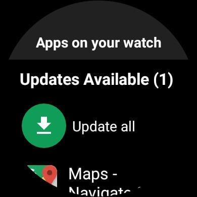 Play Store Update for Wear OS