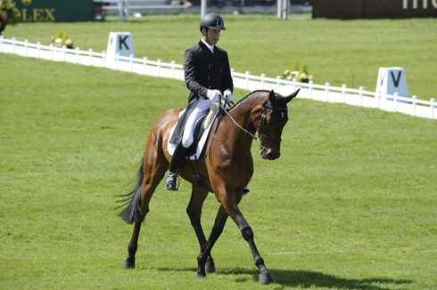 Dirk Schrade and King Artus at Badminton Horse Trials 2013