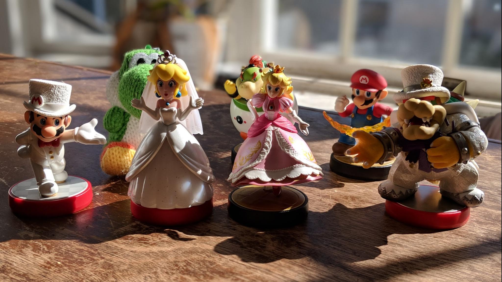 Here's a look at the Cat Peach and Cat Mario amiibo coming next February -  My Nintendo News