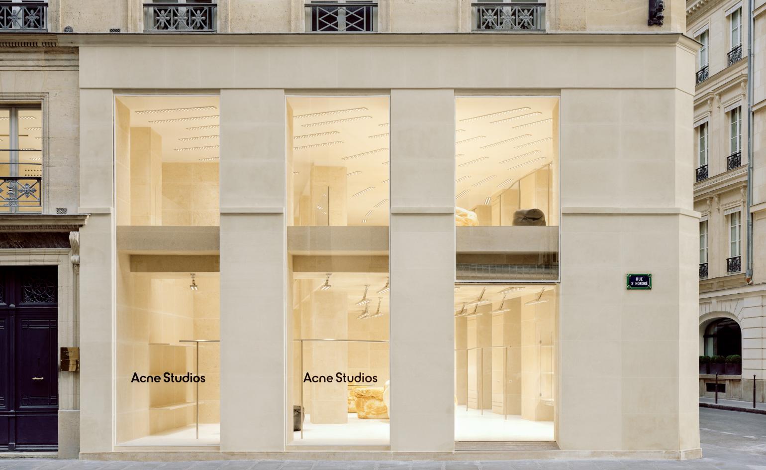 Acne Studios store rue St-Honoré Paris