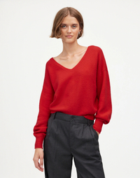 Madewell Wedged V-Neck Sweater