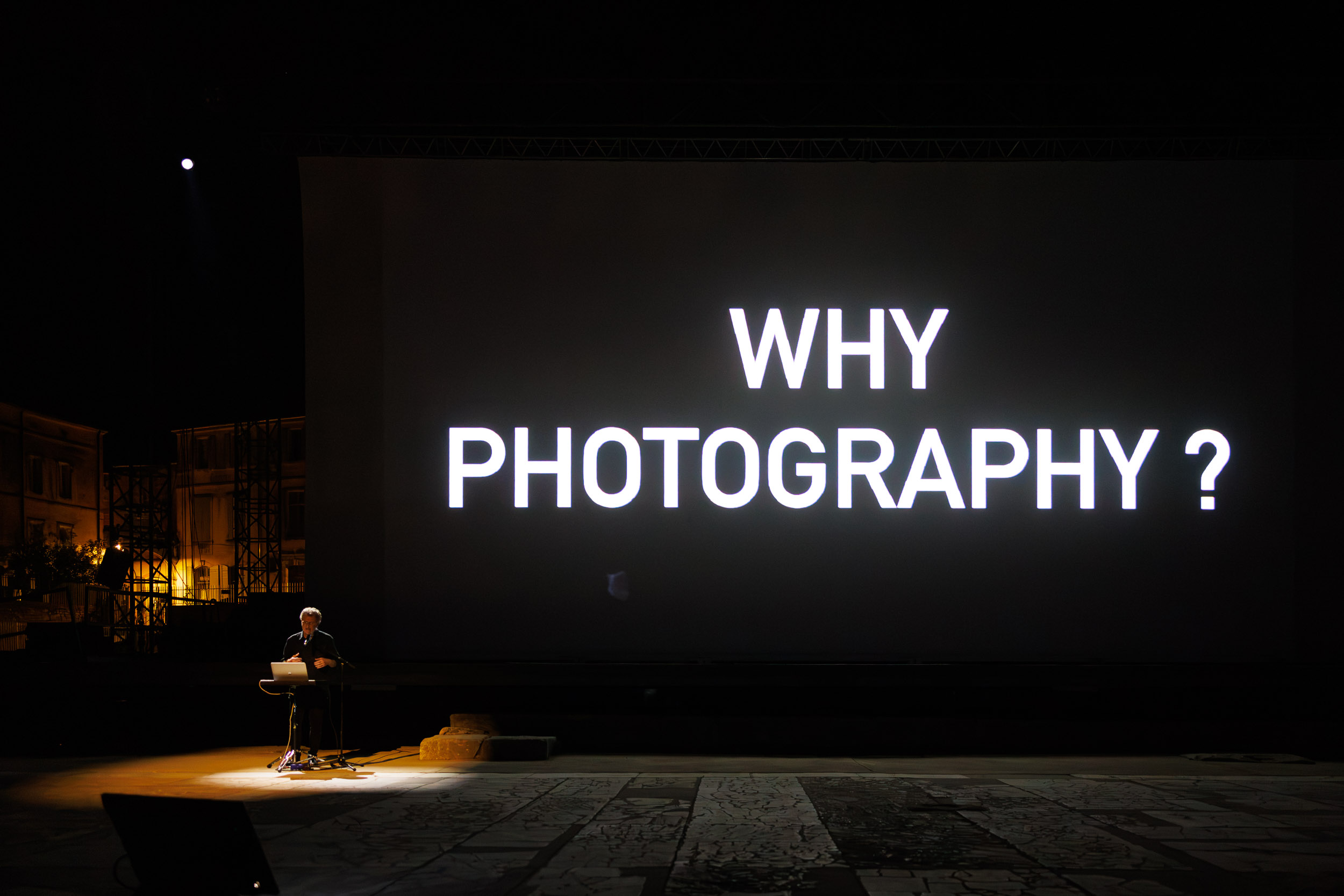 Prix Pictet at The Night at the Théâtre Antique, announcing the theme of its 12th cycle Jungle, followed by a presentation by Alfredo Jaar, laureate of the cycle Storm. July 9, 2026.