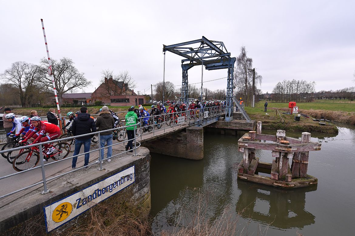 The Kuurne-Brussel-Kuurne peloton