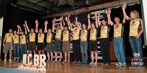The leaders of the BC Bike race after stage 6