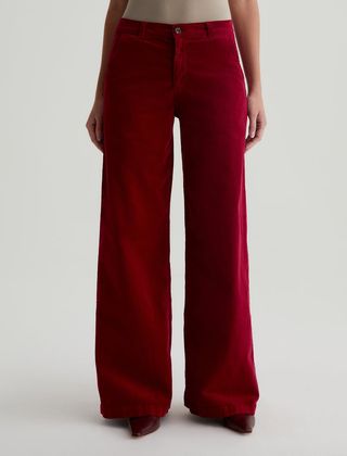 AG, Stella Corduroy Low Slung Palazzo Pants