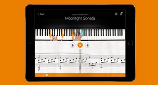 Many online piano lessons such as Flowkey come with apps to help users learn on the go 
