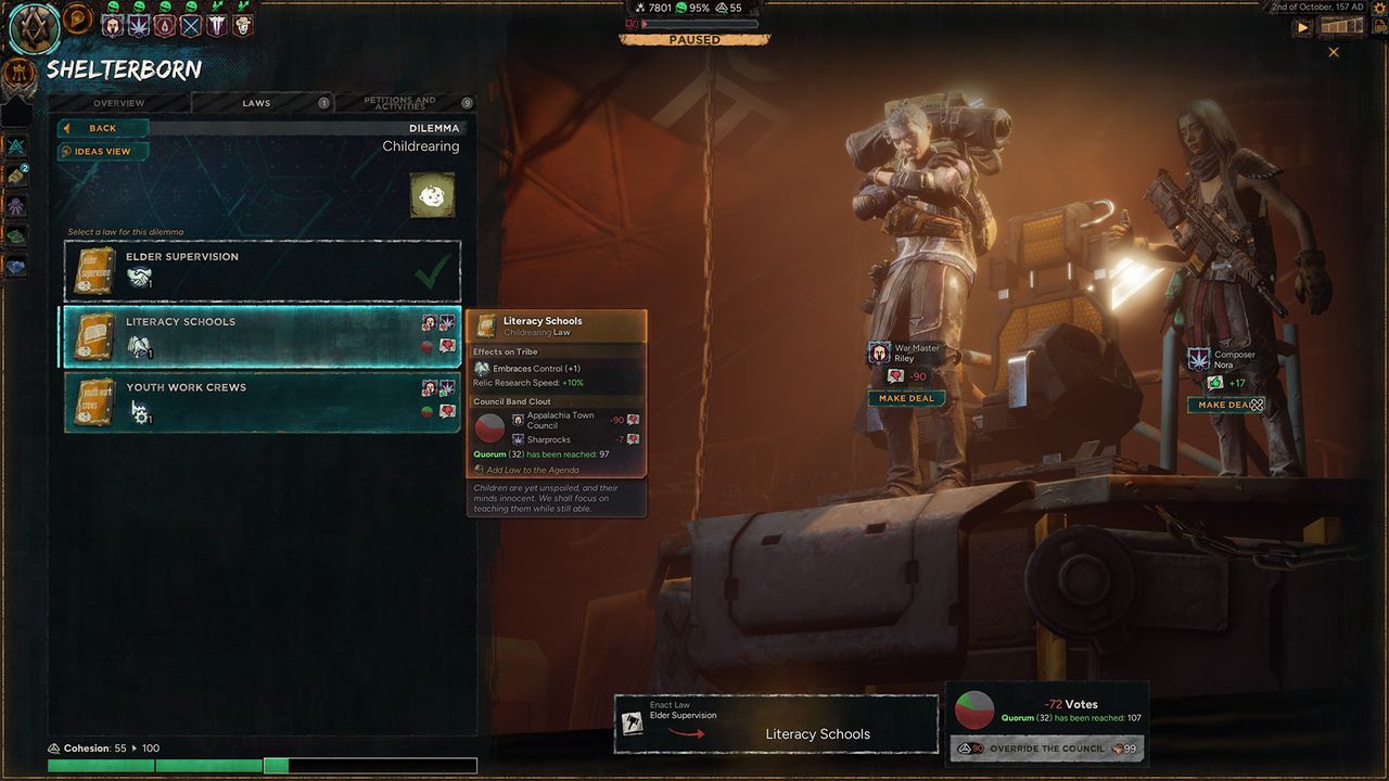 Upcoming strategy game Afterworld.