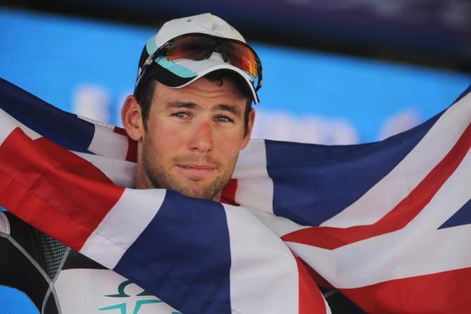 Mark Cavendish (Omega Pharma QuickStep) wins stage 13 of the Giro d'Italia