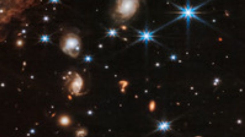 James Webb Space Telescope Spies Cosmic Question Mark In Deep Space Space