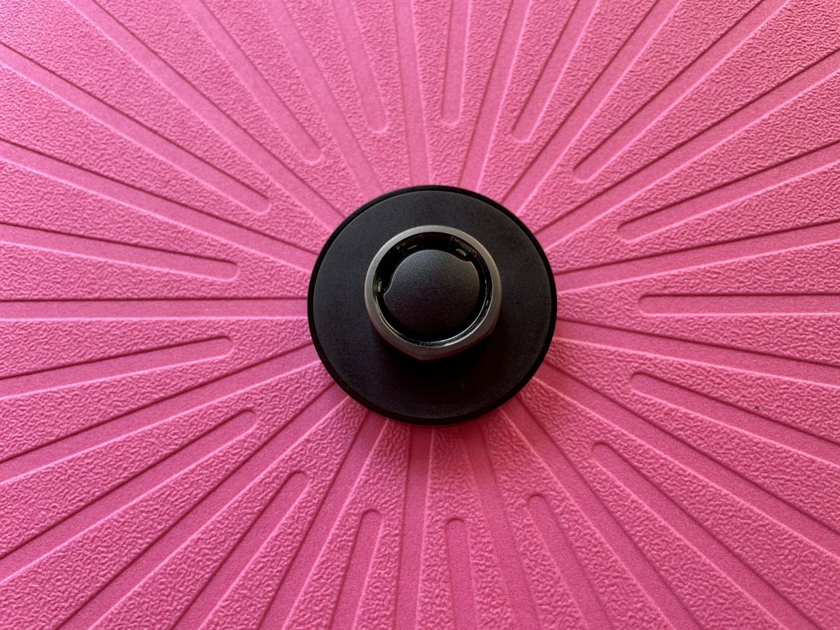 Oura Smart Ring On Charger